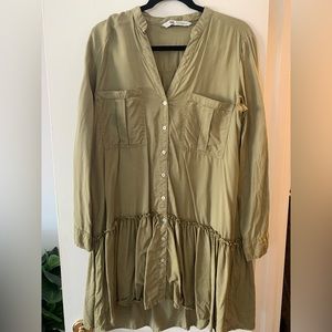 Zara Button Down Dress